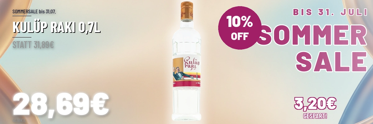 Türkischer Wein und Raki online kaufen Kulüp Raki 0,7l