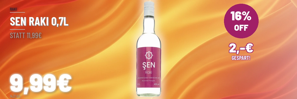Türkischer Wein und Raki online kaufen SEN Raki 0,7l
