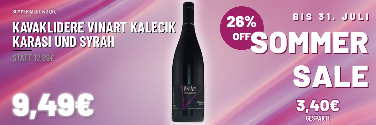 Kavaklidere Vinart Kalecik Karasi und Syrah