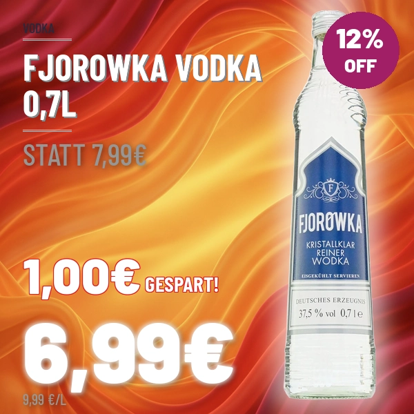 Türkischer Wein und Raki online kaufen Fjorowka Vodka 0,7l