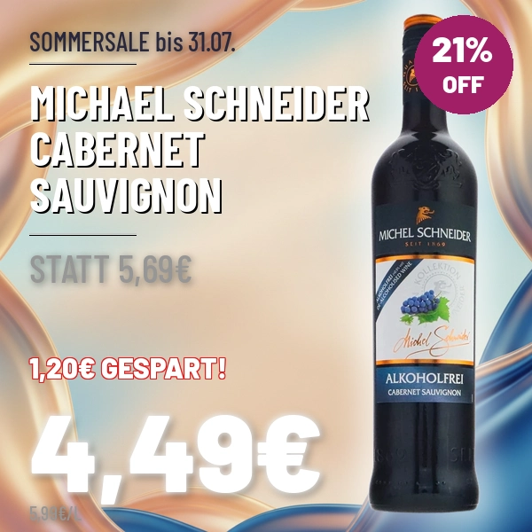 Türkischer Wein und Raki online kaufen Michael Schneider Cabernet Sauvignon alkoholfrei