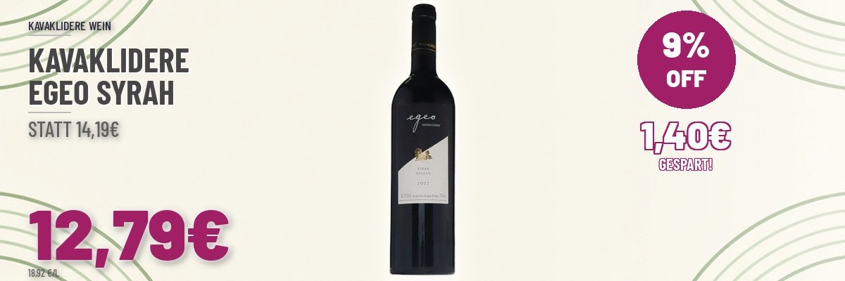 Kavaklidere Egeo Syrah