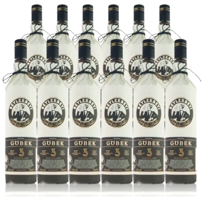 Sparpaket 12 x Beylerbeyi Raki Göbek: zwölf Flaschen 0,7 l von vorn