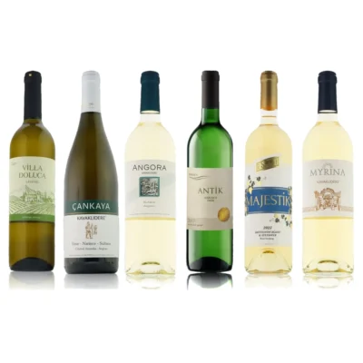 Türkischer Weißwein Probierpaket – 6 Flaschen: sechs verschiedene Flaschen à 0,75 l