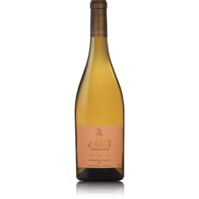 Cotes d'Avanos Chardonnay 0,75 l, Flasche von vorn mit dem Etikett