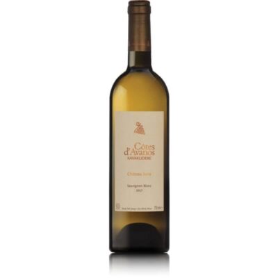 Cotes d'Avanos Sauvignon Blanc 0,75 l, Flasche von vorn mit dem Etikett