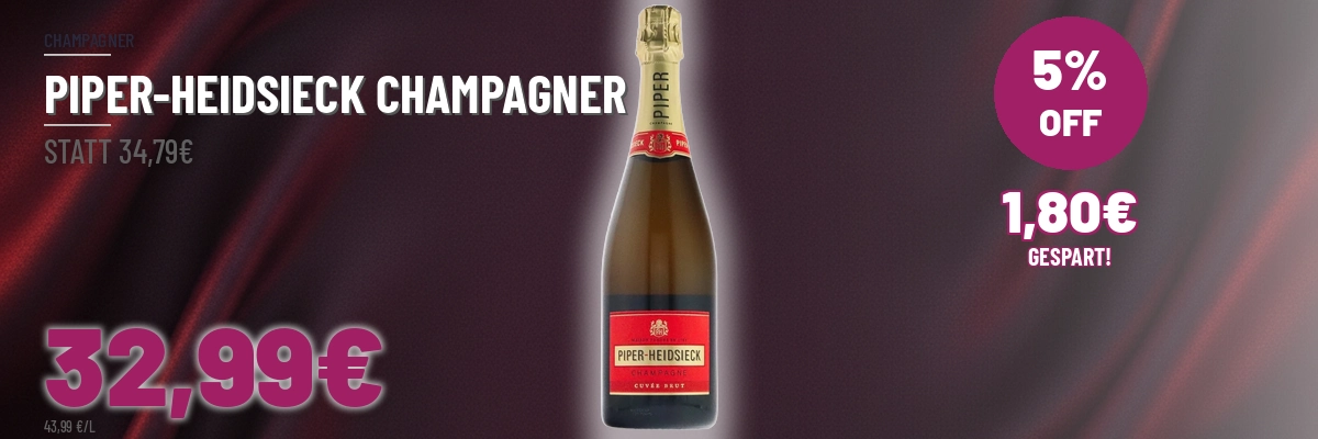 Türkischer Wein und Raki online kaufen Piper-Heidsieck Champagner