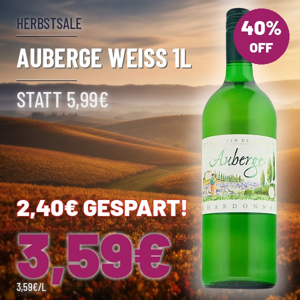 Türkischer Wein und Raki online kaufen Auberge weiss 1L