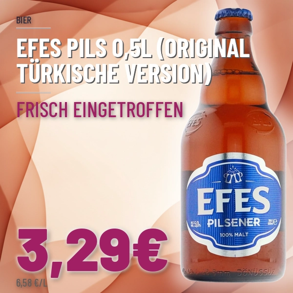 Efes Pils 0,5l (Original türkische Version)