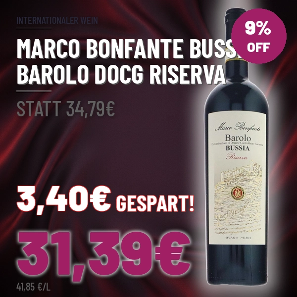Türkischer Wein und Raki online kaufen Marco Bonfante Bussia Barolo DOCG Riserva
