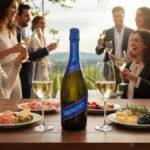 Mionetto Prosecco Vivo Cuvee Blue Extra dry 0,75 l, zweite Ansicht der Flasche
