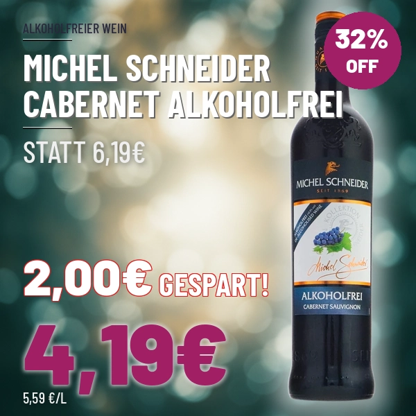 Michel Schneider Cabernet Sauvignon alkoholfrei