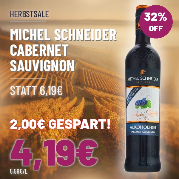 Türkischer Wein und Raki online kaufen Michel Schneider Cabernet Sauvignon alkoholfrei